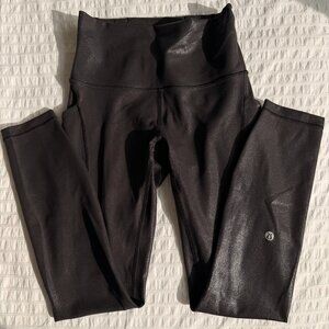 lululemon athletica High-Rise Tights in shiny black